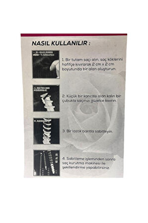 İnce Telli Saç Kıvırıcı - Kıvırcık Yapma Aparatı 12 Parça Saç Kıvırıcı