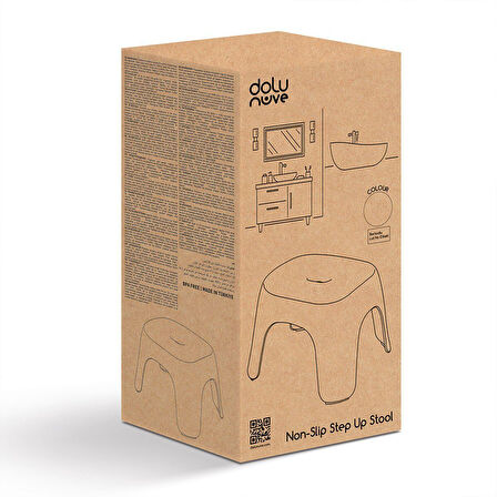 7126 Kaydırmaz Yükseltici Tabure Relax Bej -Dolu Oyuncak