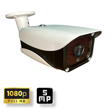 1080P 5MP SONY Lensli Gece Görüşlü 36 IR Ledli METAL KASA Güvenlik Kamerası QR_E336