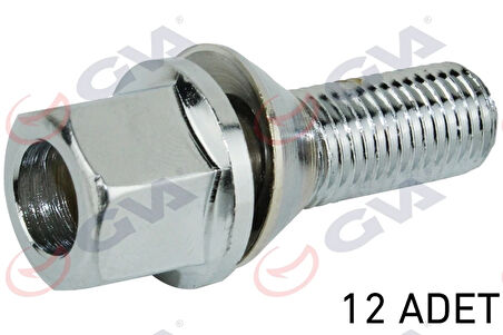 BİJON CİVATASI RENAULT MEGANE-CLIO Y.M. PULLU PAKET 12 FEBİ 27756 8200473353 (12 ADET)