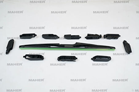 SİLECEK SÜPÜRGESİ PLASTİK TİP 10 APARATLI 16 ARKA (400MM) 30014