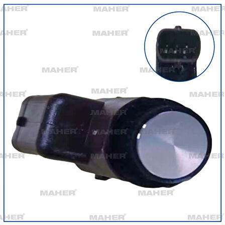 SENSÖR PARK (ULTRASONIC BWS SENSÖRÜ) GOLF 5 / JETTA / PASSAT / TOURAN 2004-2010 (KROM-PANJURDAKİ) 3C0919275AD