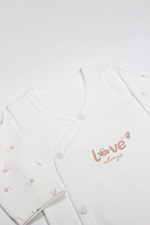 Bistyle Grow İn Lowe Kravuze Body 17106 Pembe Ekru