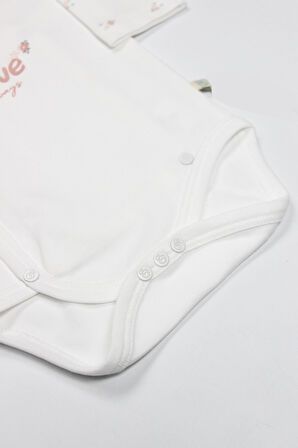 Bistyle Grow İn Lowe Kravuze Body 17106 Pembe Ekru