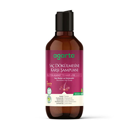 Agarta Saç Dökülmesine Karşı Şampuan 400ml