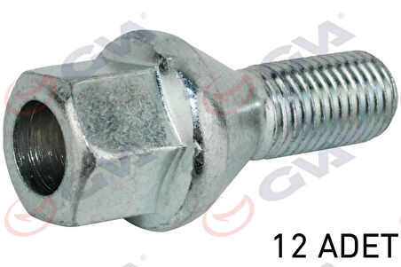 BİJON CİVATASI RENAULT MEGANE-CLIO Y.M. DACIA DUSTER-LOGAN DELİKLİ TİP PAKET 12 8200473353 402222121R (12 ADET)
