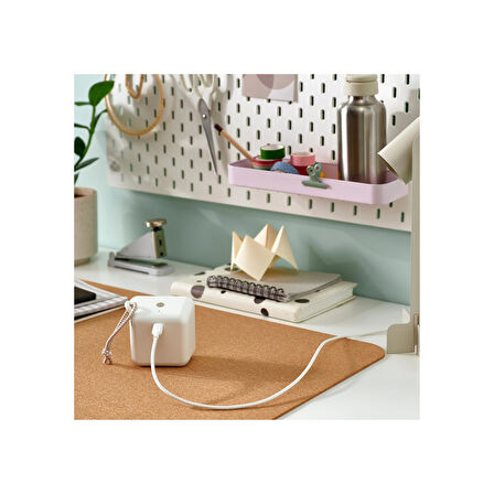 USB-C - USB-C kablo, beyaz, 1.0 m
