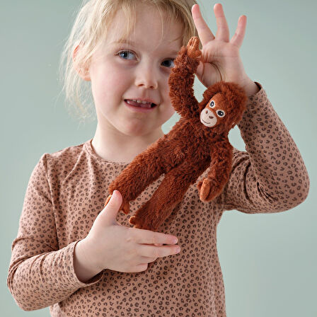Yumuşak oyuncak, kahverengi, 20 cm, orangutan