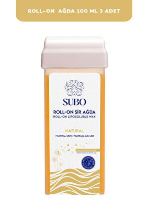 SUBO ROLL-ON SİR AĞDA NATUREL 3X100  ml
