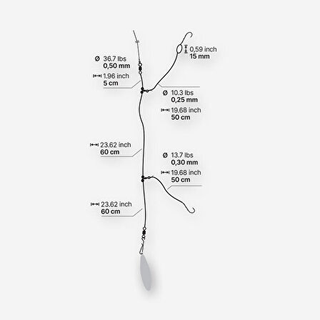 Surfcasting Kösteği - Tüm Balıklar - 6 Numara - 2 Adet
