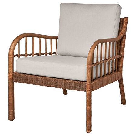 Rattan koltuk, rattan, FRÖKNABO minderli
