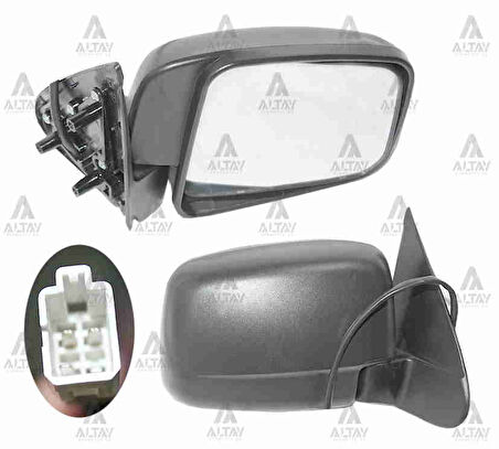 AYNA DIŞ DİKİZ B-2500 2000-2006 ELEKTRİKLİ SİYAH SAĞ UJ07 69 120H