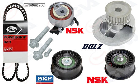 DEVİRDAİMLİ EKSANTRİK GERGİ KİTİ 162X200 ASTRA G 1.4 1.6 165 1998-2005 VECTRA C 1.6 CORSA C 1.4 1.6 95518060 1629094 1606306 95516735