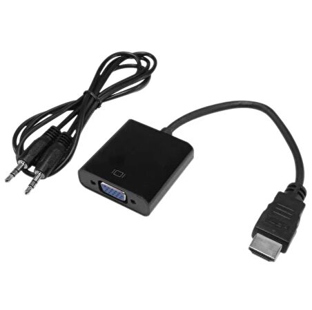 HDTV TO VGA / AV ADAPTER ADAPTÖR KABLOLU SES GÖRÜNTÜ AKTARICI