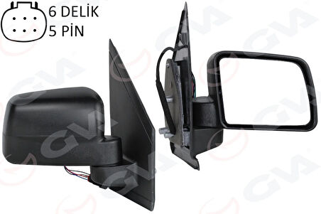 DIŞ DİKİZ AYNASI SAG ELEKTRİKLİ ISITMALI KÖR NOKTALI CONNECT 2009-2014 9T1617682AH 5211698