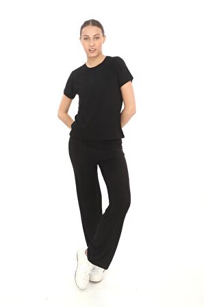 Tişört & Pantolon Takım-Siyah