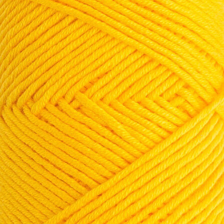 La Mia Baby Cotton Hardal Sarısı El Örgü İpi - L003 - 33632