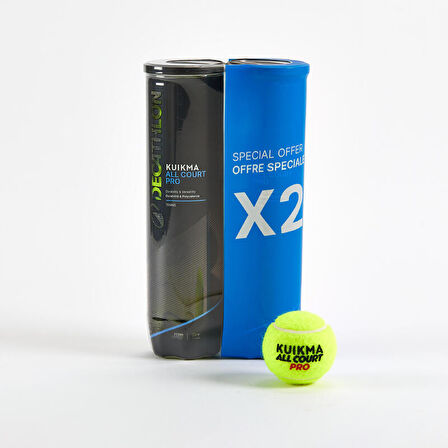 Tenis Topu - 2x4 Adet - Kuikma All Court Pro