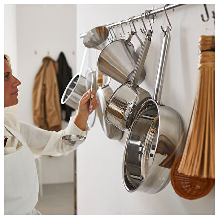 Kanca, paslanmaz çelik, 5 adet