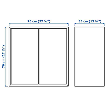 Duvar dolabı kombinasyonu, beyaz-ağartılmış meşe görünümlü, 175x35x70 cm, 4 kapaklı