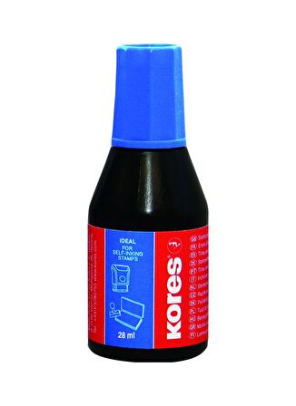 Kores Mavi Çocuk Mürekkep Kores Istampa Mürekkebi - Mavi