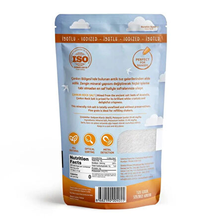 Bi̇salt İyotlu Çankiri Kaya Tuzu 500 Gr