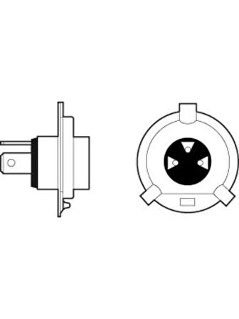 HALOGEN AMPUL 12V H4 DORT MEVSIM