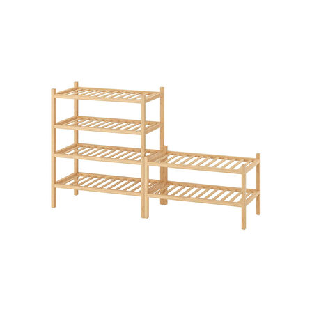 Ayakkabılık, bambu, 3'lü set