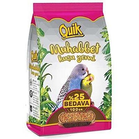 Quick Sade 500 Gr Muhabbet Kuşu Yemi 