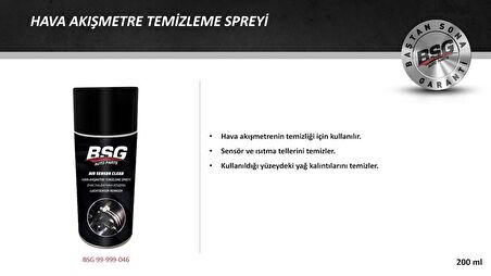 Hava Akışmetre Temizleme Spreyi 200ml