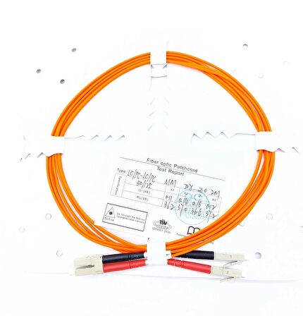 FİBER PATCH CORD LC-LC MM DUPLEX 50/125 2 MT