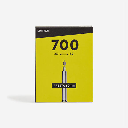 700 × 23/32 - 60 mm İç Lastik Presta Valf Uyumlu