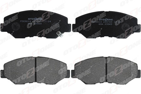 ÖN FREN BALATA HONDA CIVIC 1.6L R16B 4 KAPI SEDAN BENZINLI FC5 KASA 16- / CR-5 2.0L K20 RD KASA 2002-2006 45022S9AA01 45022S9AE50 45022S9AE51