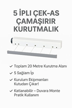Çek As Ger As 5 İpli 20 Mt