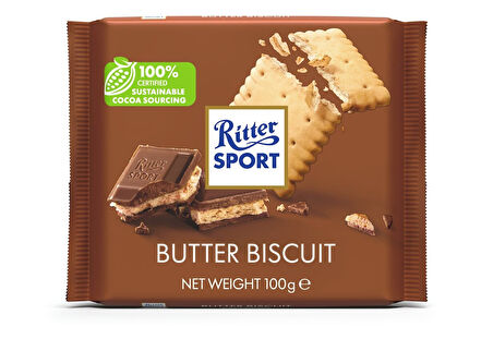 Ritter Sport Bi̇sküvi̇li̇ Çi̇kolata 100 Gr