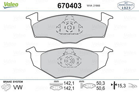 ÖN BALATA POLO 19959.01 IBIZA 19962.02 CORDOBA 19962.02 GOLF 3 1991-1997 1H0698151B