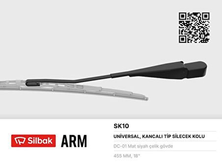 SİLECEK KOLU 385MM R12 TSW-TOROS ARKA