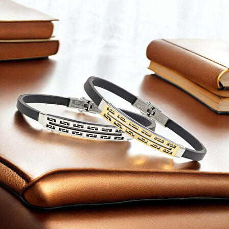  FM Desenli Çelik Bileklik 3183SCB025 