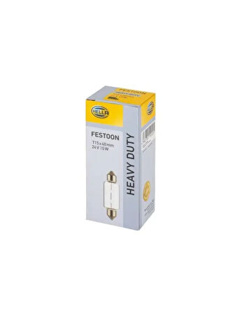 SOFIT AMPUL  HALOJEN 24V  15W  SV8.5-8  ÜNIVERSAL (10 ADET)