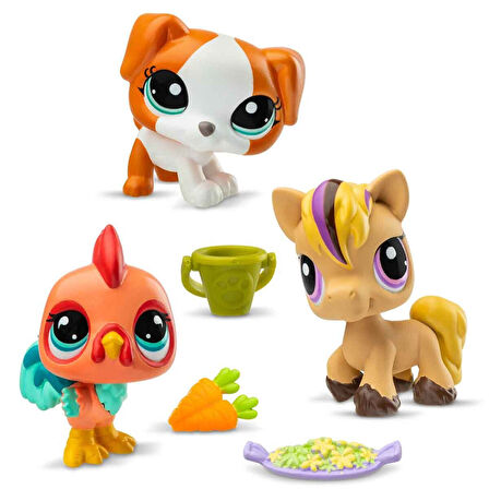 6469 SUN-Littlest Pet Shop Minişler 3’lü Figür Setİ