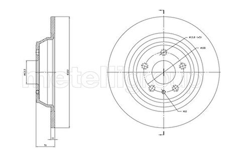 ARKA DISK AYNA YENI KASA MONDEO 5 2014 DG9C2A315BC 5202204 (2 ADET)