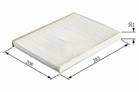 POLEN FİLTRESİ POLO3-POLO CLASSIC-GOLF3-GOLF4-BORA-A3-TOLEDO 1997-2004 -PASSAT 2001-2005 1H0819644 1H0819644A 1H0819644B