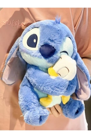  Stitch ördek peluş oyuncak. stitch peluş oyuncak stich 35cm stik labubu yeni nesil