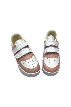 Çocuk Sneaker Spor Ayakkabı BEYAZ - PUDRA
