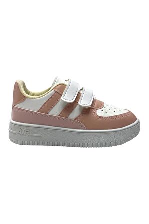Çocuk Sneaker Spor Ayakkabı BEYAZ - PUDRA