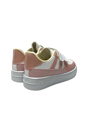 Çocuk Sneaker Spor Ayakkabı BEYAZ - PUDRA
