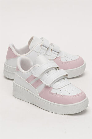 Çocuk Sneaker Spor Ayakkabı BEYAZ-PEMBE
