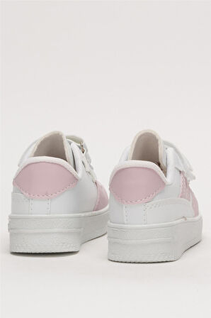 Çocuk Sneaker Spor Ayakkabı BEYAZ-PEMBE
