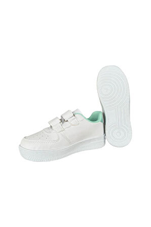 Çocuk Sneaker Spor Ayakkabı YEŞİL-BEYAZ