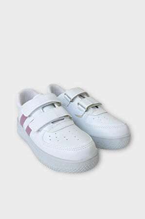 Çocuk Sneaker Spor Ayakkabı Lila-Beyaz